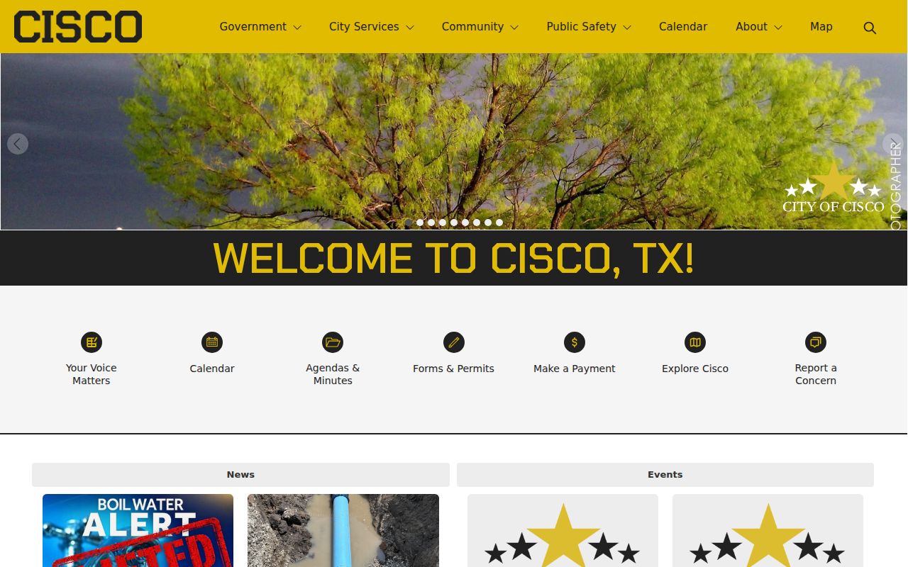 Cisco criminal record city department directory
