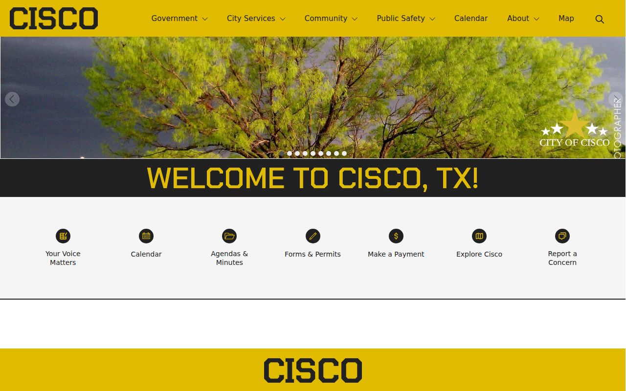 Cisco police report and criminal record channel